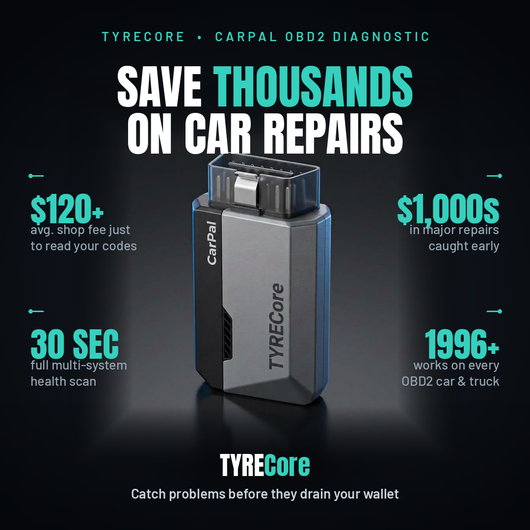 TYRECore™ OBD2 Scanner — Read Every System in Your Car From Your Phone